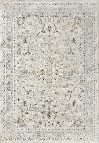 Dynamic Rugs ANNALISE 7605-105 Cream and Blue